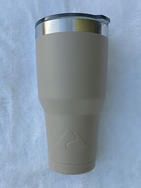 Ozark Trail 32 Oz Insulated Stainless Steel Tumbler Tan Light Brown Travel